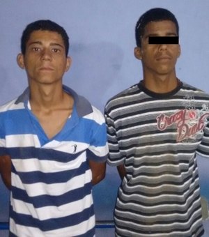 Um irmão é preso e outro é apreendido após roubar moto no Agreste