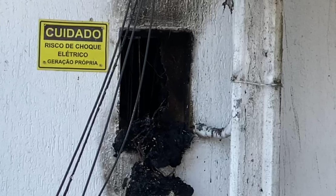 Curto-circuito causa incêndio em galeria no Pinheiro