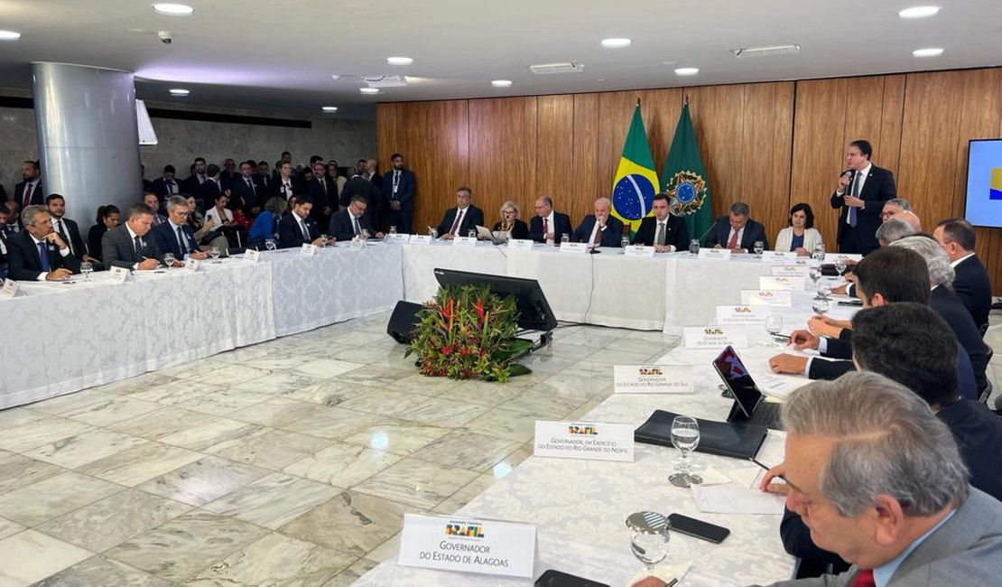 Em Brasília, vice-governador de Alagoas discute segurança nas escolas com presidente Lula
