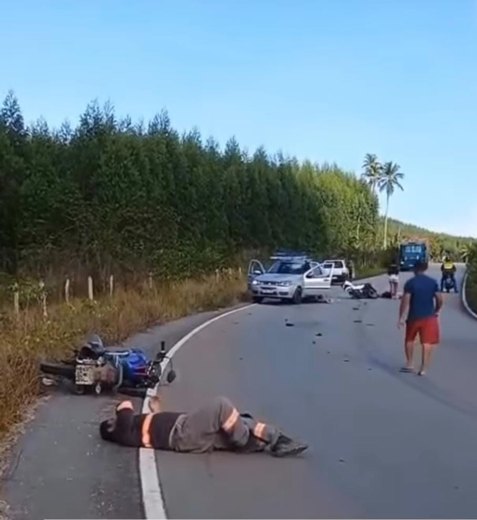 Colisão entre motos deixa jovem morto e dois feridos em Porto Calvo