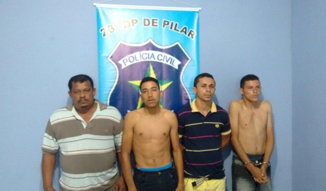 Operação prende quatro suspeitos de homicídios na Região Metropolitana de Maceió