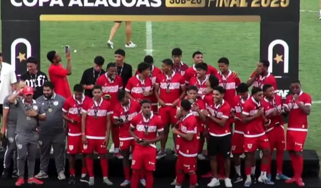 CRB vira sobre o CSA e conquista título da Copa Alagoas Sub-20