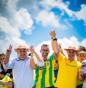 Leonardo Dias percorre municípios de Alagoas ao lado de Alfredo Gaspar
