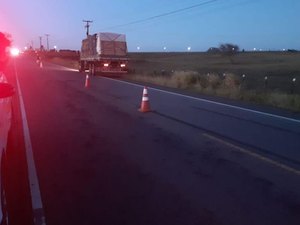 Operação do BPRv com ADEAL prende condutor de veículo por transporte irregular de carga