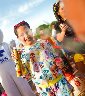 Carnaval tranquilo e seguro: 'Folia Kids' agita a tarde de domingo no Lago da Perucaba, em Arapiraca