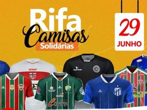 Aumentou o prêmio: Rifa para ajudar profissionais do futebol terá 12 camisas e bola oficial