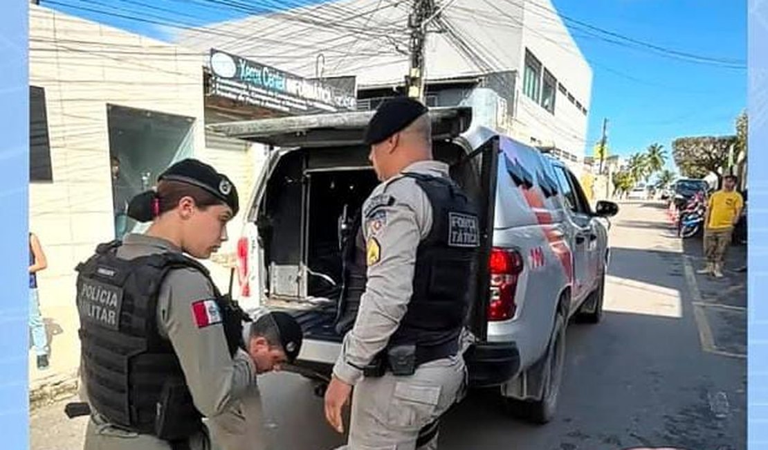 Homem é preso por tentar incendiar sede da SMTT em São Miguel dos Campos