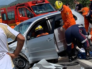 Acidente na BR 316: Motorista do veículo Corolla faleceu no hospital de Santana do Ipanema