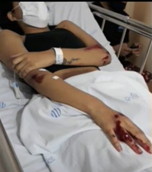 Jovem é arrastada por veículo após ser atropelada no Graciliano Ramos