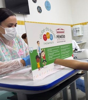 Projeto Clube da Saúde Infantil atende crianças matriculadas em escolas da Prefeitura de Penedo