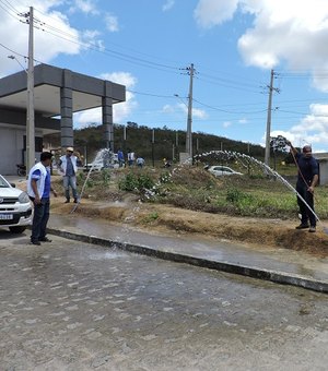 Casal localiza 21 ligações clandestinas de água durante fiscalização em condomínios de Arapiraca