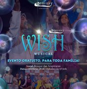 Musical infantil Wish anima o Bosque das Arapiracas neste domingo (26)