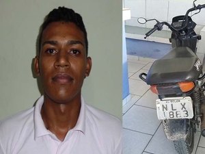 Jovem de 21 anos é preso por receptação de moto roubada