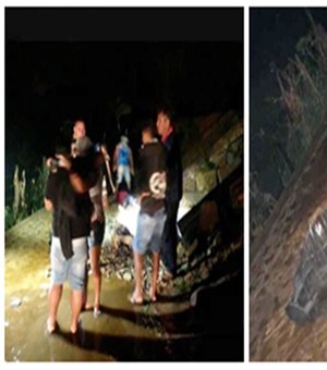 Idoso morre ao cair em buraco causado pelas fortes chuvas que caíram no Sertão de Alagoas