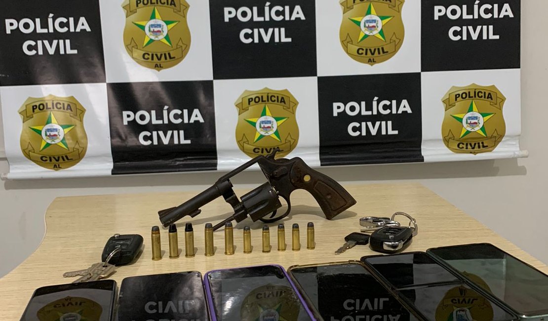Polícia Civil autua jovem por porte ilegal de arma de fogo e receptação