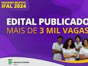 Campus de Palmeira oferta maior número de vagas do Ifal no interior