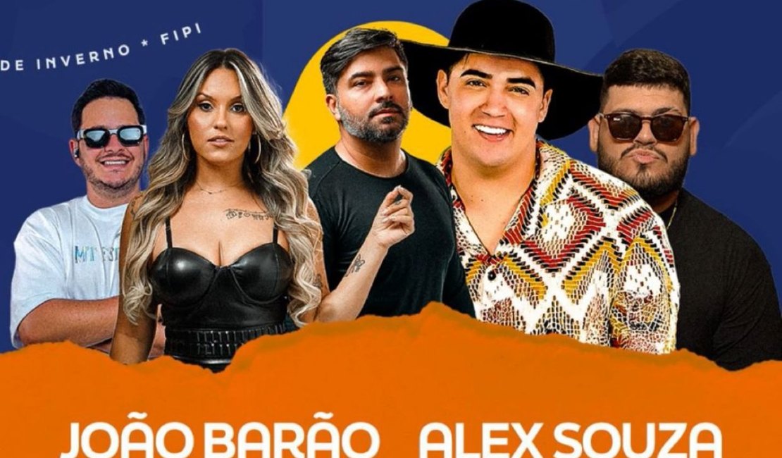 Festival de Inverno encerra programação nesta quarta (20) com grandes shows no aniversário de Palmeira