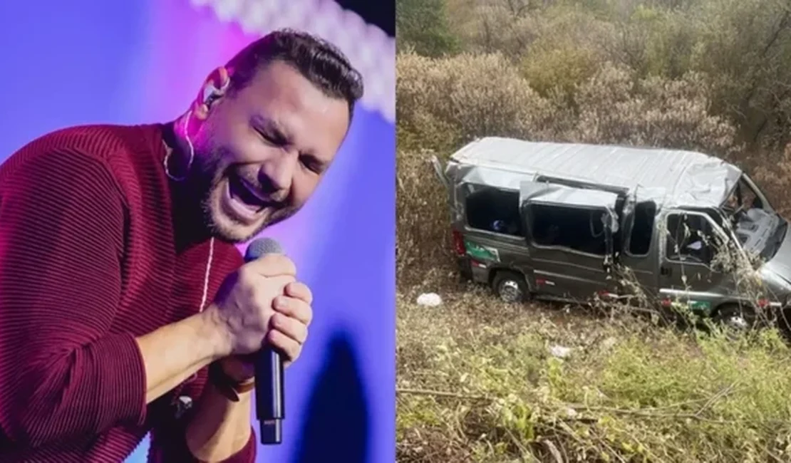 Cantor da banda Desejo de Menina se envolve em grave acidente no Sertão de Pernambuco