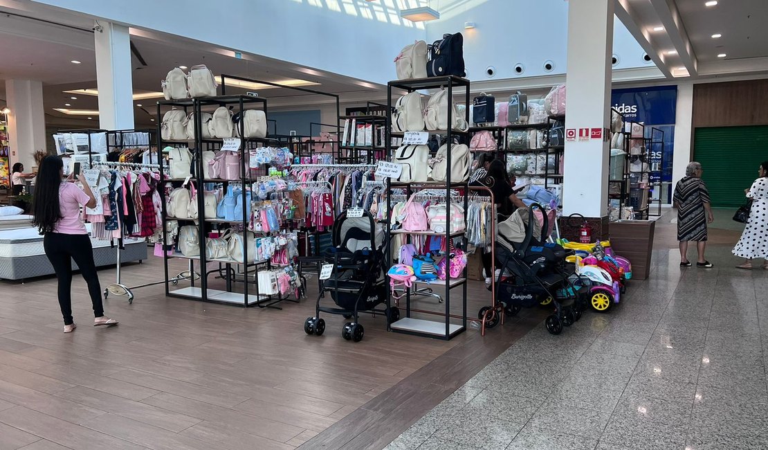 Feira da Gestante segue em exposição no Arapiraca Garden Shopping até o dia 31 de maio
