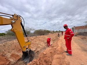 Obras de saneamento avançam no povoado São José, em Delmiro Gouveia