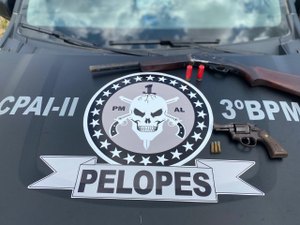 Homem é preso com armas e munições na zona rural de Arapiraca