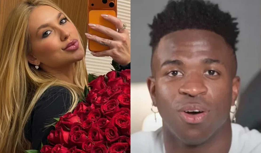 Virginia comemora 1 mês de namoro com Vini Jr. e ganha surpresa