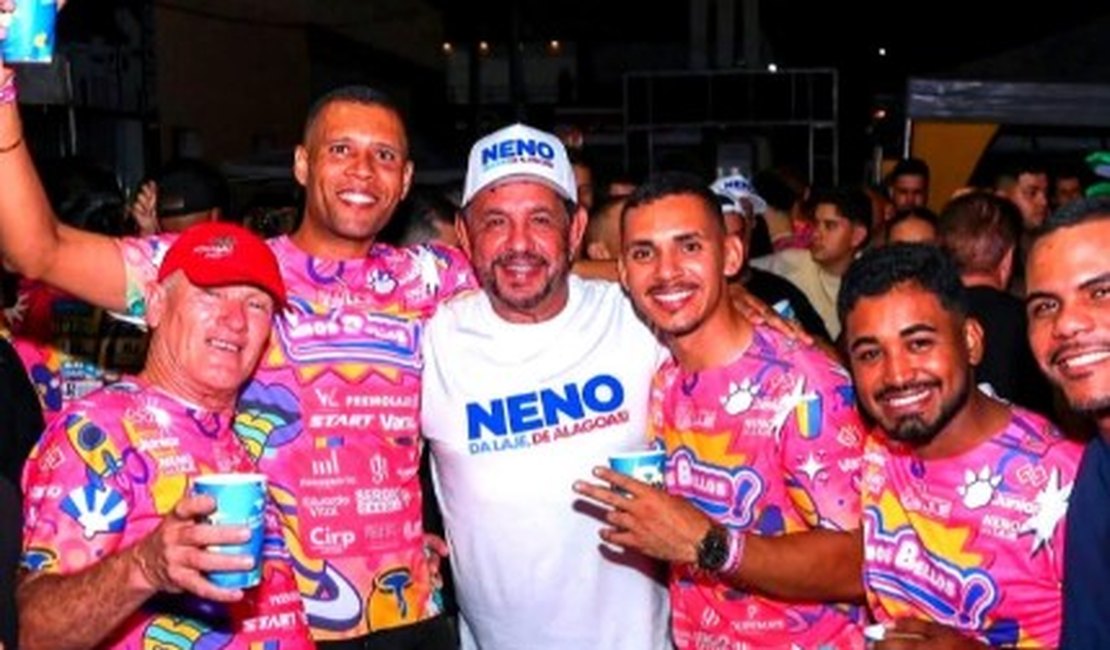 Com carnaval de destaque no interior, Neno da Laje consolida pré-candidatura à ALE