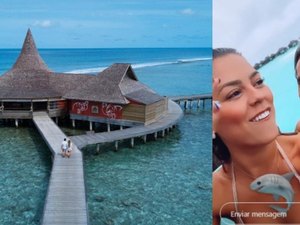 Isabella Cecchi curte as Maldivas em hotel com diárias de até R$ 6,7 mil