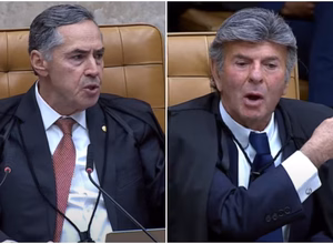 Barroso e Fux discutem no plenário do STF: ‘Vossa Excelência não está sendo fiel aos fatos’