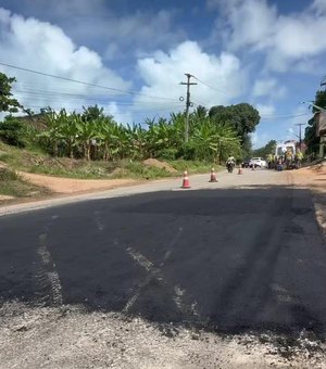 DER/AL requalifica rodovia AL 101 Norte em Maragogi