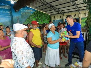 Alagoas Sem Fome e SEDH fazem doações de alimentos a povos de Matriz Africana