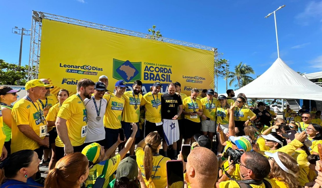 ‘Corrida e Caminhada Acorda Brasil’ movimenta orla marítima de Maceió