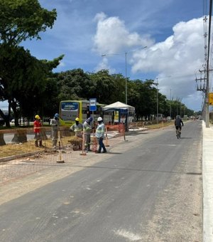 Ampliação da Durval de Góes Monteiro tem mais um trecho em fase de acabamento