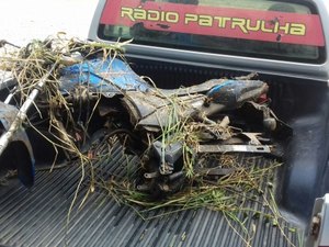 Motocicletas são encontradas na Barragem da Bananeira