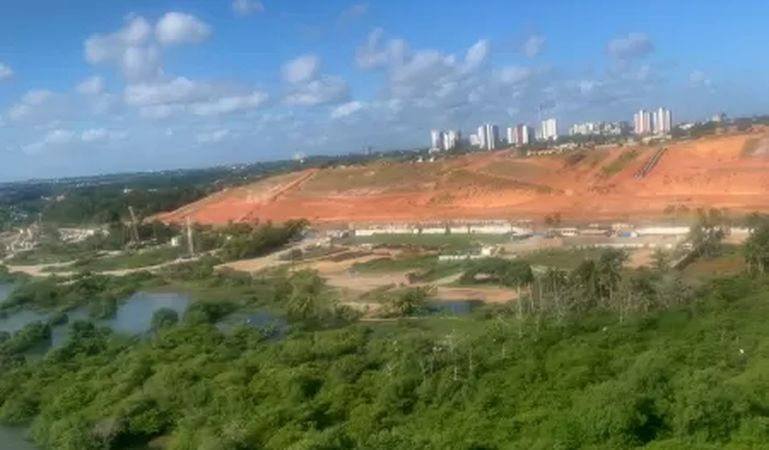Ministério Público de Alagoas monitora situação da mina 18 da Braskem em Maceió