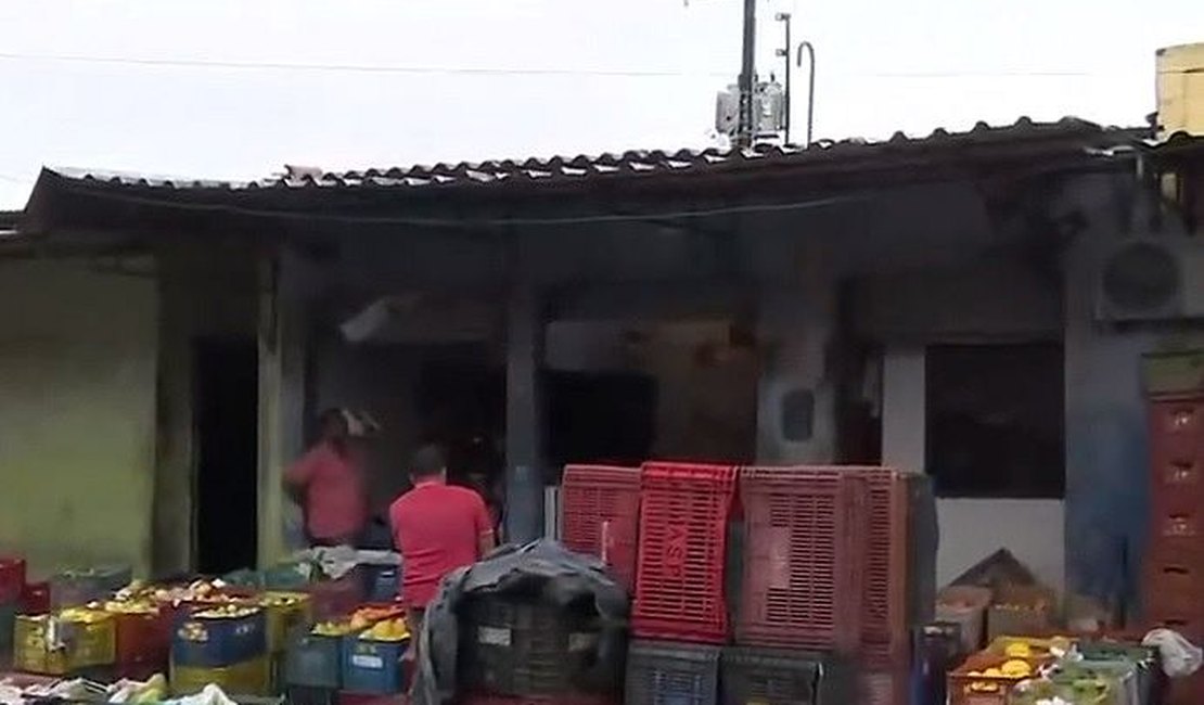 Mais um incêndio atinge comércio nas proximidades do Mercado da Produção
