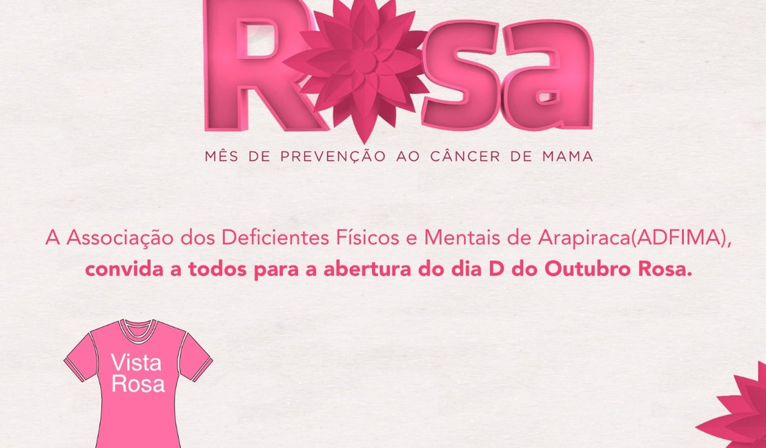 Adfima comemora Outubro Rosa com ações de saúde e acolhimento