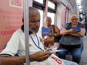 Campanha orienta funcionários e passageiros de trens urbanos sobre o risco das drogas e do álcool