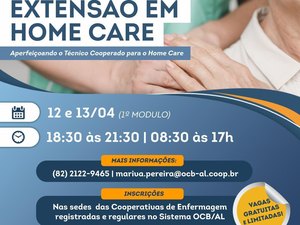 Inscrições abertas para Curso de Extensão em Home Care