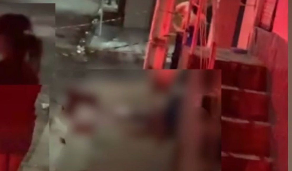 Homem é executado com 20 disparos em frente à casa da namorada em Arapiraca