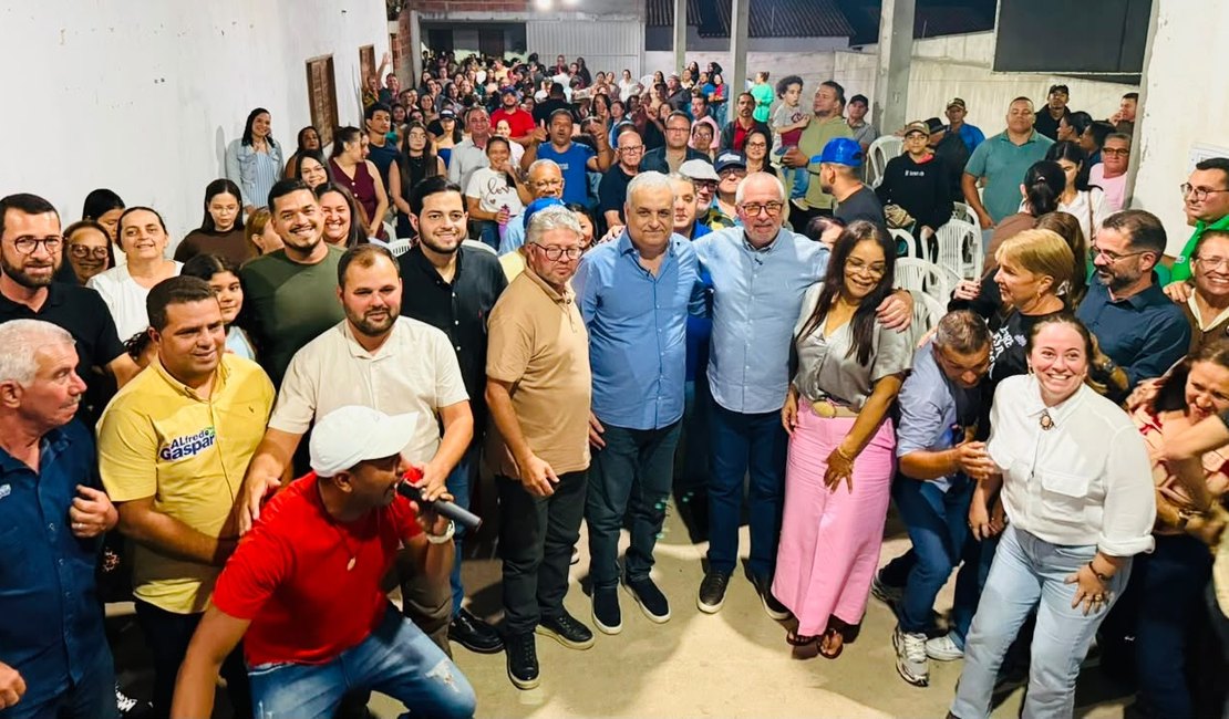 Alfredo Gaspar amplia base política e recebe apoio em Chã Preta ao Senado