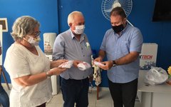 Presidente da APAE Alagoas distribui máscaras de tecido que foram doadas pelo banco Itaú e deputado federal Arthur Lira
