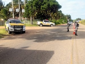 BPRv flagra seis condutores inabilitados durante blitz na AL-101 Sul