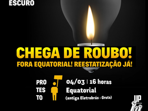 Unidade Popular convoca protesto contra a Equatorial