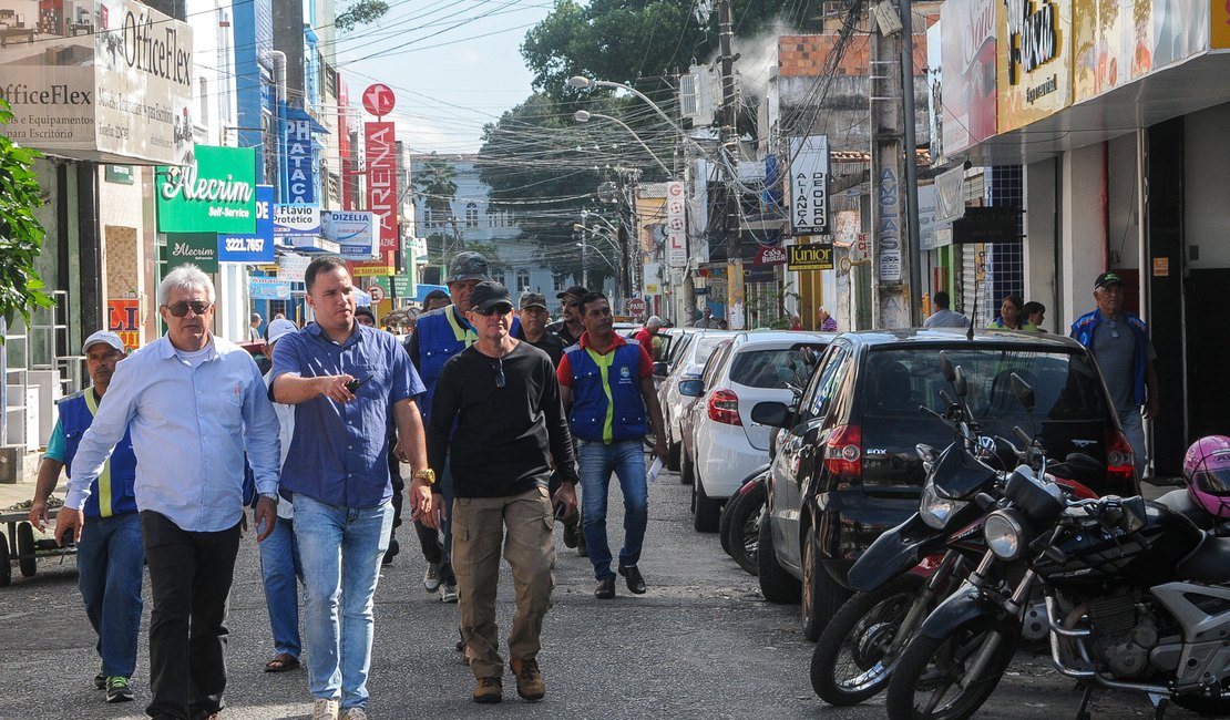 Prefeitura intensifica ações de reordenamento do Centro de Maceió