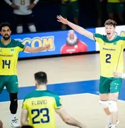 Brasil domina e vence a Alemanha pela Liga das Nações de Vôlei Masculino