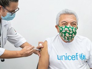 Cartunista Mauricio de Sousa é vacinado contra Covid-19