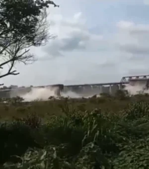 [Vídeo] Ponte entre Tocantins e Maranhão desaba e deixa uma pessoa morta