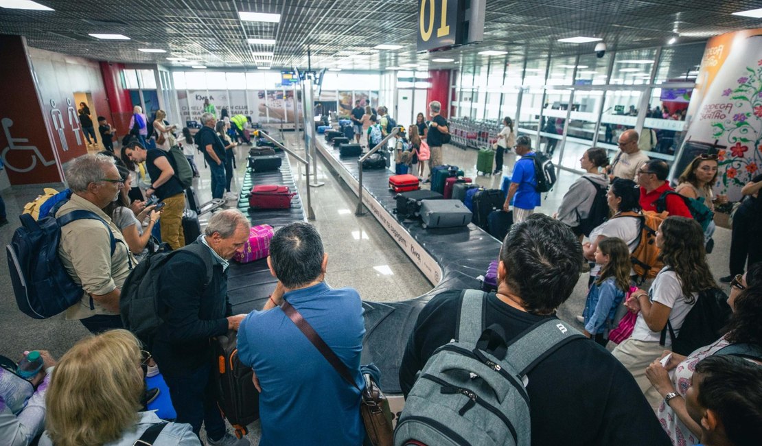 Aeroporto Zumbi dos Palmares registra 1,45 milhão de passageiros em 2025