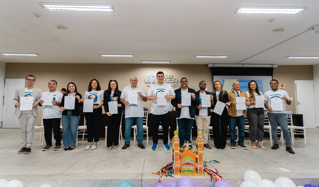 Prefeitura de Rio Largo assina adesão ao Selo UNICEF 2025–2028